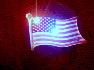 magnet flag that flashes