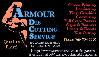 Armour Die Cutting Business card