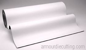 100 sq foot roll of white magnetic sheeting